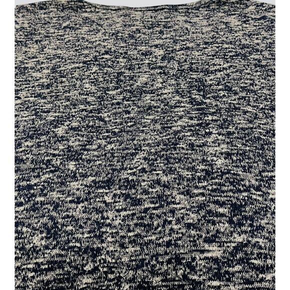 CHARMING CHARLIE LONG SLV KNIT TOP, WOMENS, L, NAVY BLUE & WHITE VARIEGATED - Picture 8 of 11
